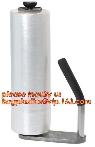 Hand Stretch Film Shrink Wrap 18" x 1500 ft Shipping Clear Plastic Wrap, colored stretch wrap, stretch shrink wrap, bage