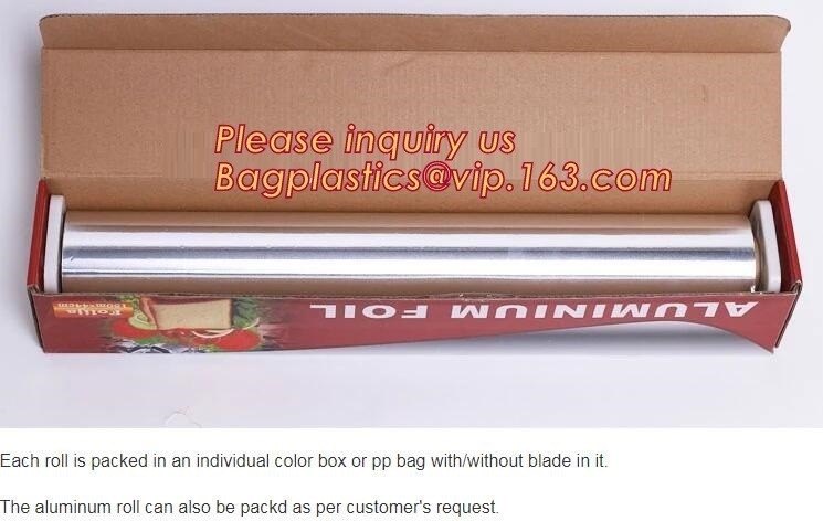 Household Aluminium Foil Cutting Machine Food Roll For Sale,Aluminum Foil Jumbo Roll 8011 For Food Packag